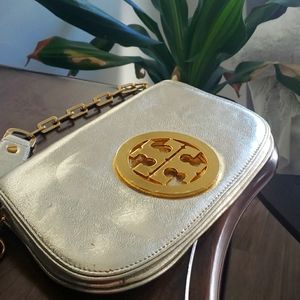 Gold Tory Burch Purse